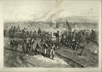 Soldiers Waiting on the Front Lines